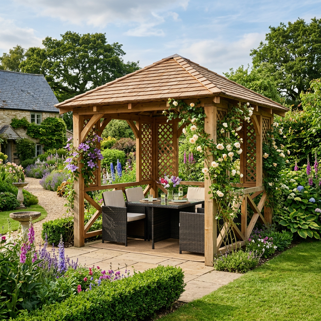 Gazebo outdoor space Five Star Decking