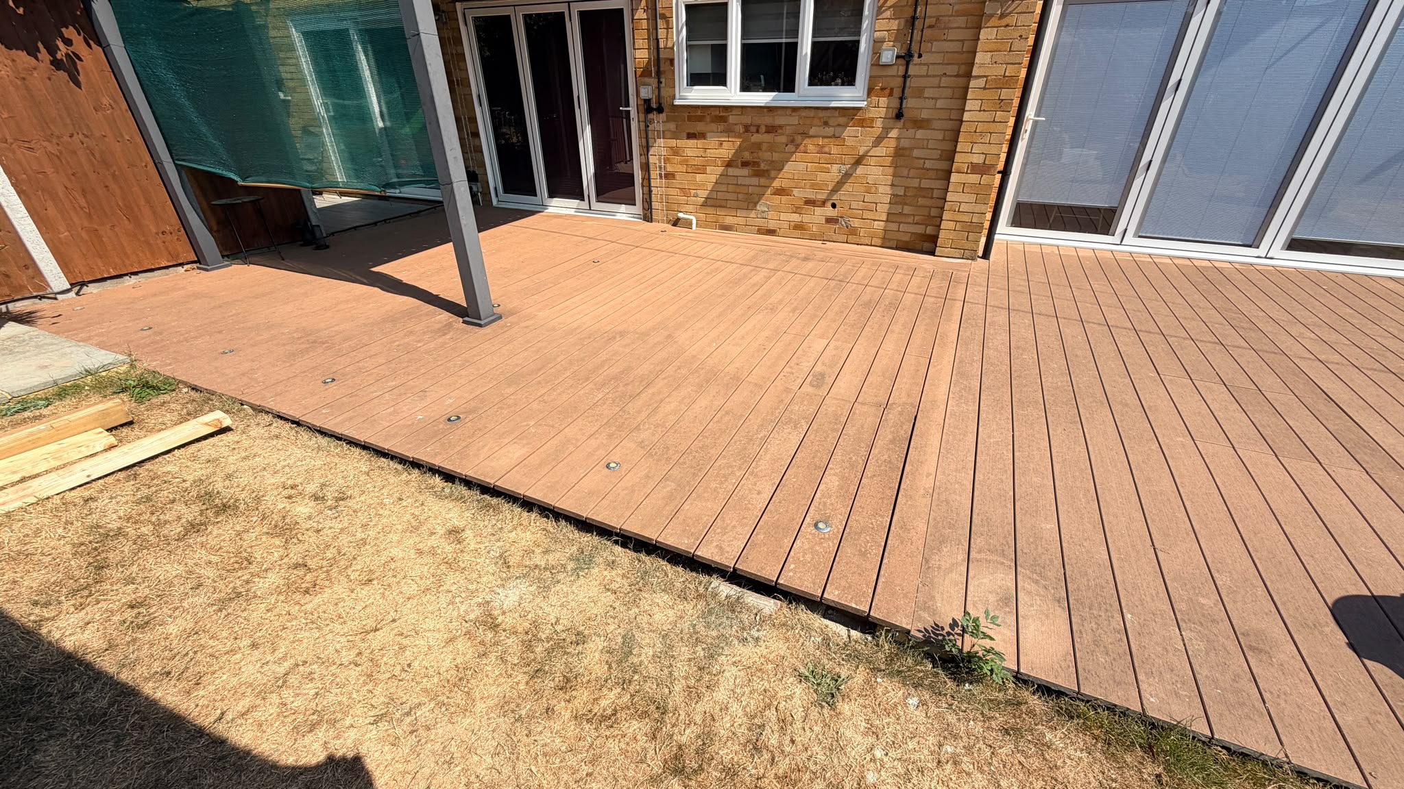 After: reframe with reused composite boards Manchester